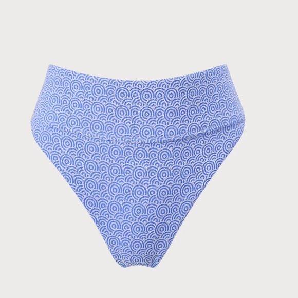 Berlook Blue Jacquard Underwire Bikini Set - Picture 9 of 11